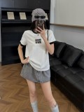 希少♪限定 2026 ミュウミュウ 新作 半袖Tシャツ 偽物