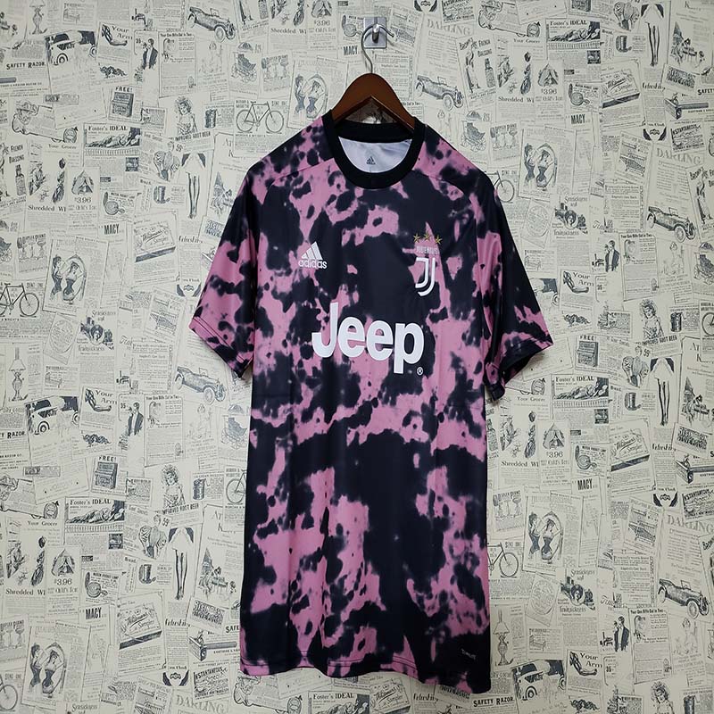juventus pink training top