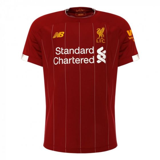 Liverpool 2019-2020 season home soccer jersey