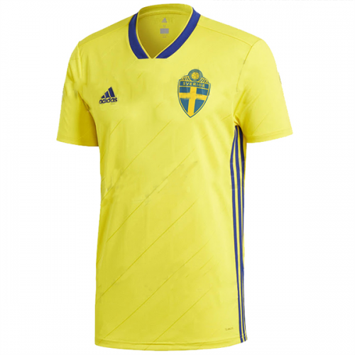 Sweden Home Yellow Soccer Jersey Shirt