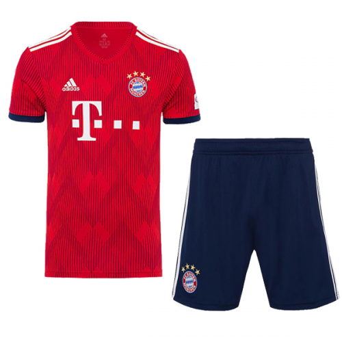 18 19 Bayern Munich Home Soccer Jersey Kit Shirt Short