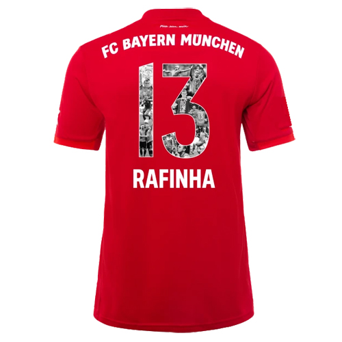 19 20 Bayern Munich Home Red Special Rafinha 13 Jerseys Shirt