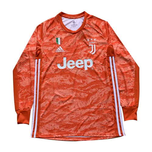 Juventus Goalkeeper Orange Long Sleeve Jerseys Shirt