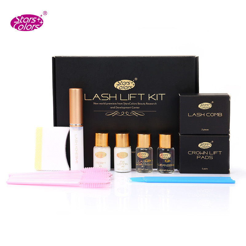 Starcolors Hot Selling 3 5 Minutes Fast Lift Kit 4 Steps Perming Eyelashes Kit