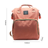 Large Capacity Diaper Bag for Baby Care Multi-Function Waterproof Travel Nappy Bags Backpack Fashion Mummy Nursing Bag w/Insulated Pockets 6 Colors