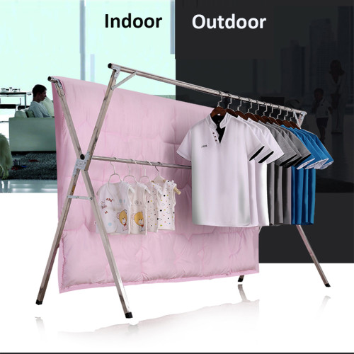 Reliancer Free Installed Stainless Steel Clothes Drying Rack