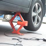 Electric Car Floor Jack 3 Ton/5 Ton All-in-one Automatic 12V Scissor Lift Jack Set for Sedans SUV w/Double Saddles Remote Hydraulic Tire Change Repair Emergency Tool Kits Vehicle Floor Jack Wheel Change
