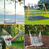 40  Saucer Tree Swing for Backyard Kids w/ 2 Carabiners&10 FT Tree Swing Straps 600lbs Weight Capacity Weather Resistant 400D Fabric Durable Steel Frame Adjustable Ropes to 63inch(40inch)