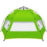 Easy Up Beach Tent,Family Beach Sun shelter,Deluxe Wide View of the 3 Windows