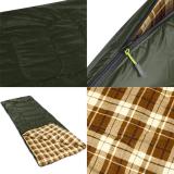 Warm Weather Sleeping Bag Envelope Shaped for Hiking Camping
