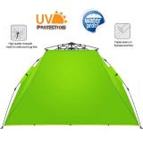 Easy Up Beach Tent,Family Beach Sun shelter,Deluxe Wide View of the 3 Windows