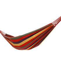 Reliancer Protable Canvas Travel Hammock Ultralight Camping Hammock for Leisure Time Indoor & Outdoor Use