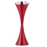 Floor Standing Ashtray with Lid Stainless Steel Contemporary Self-Cleaning Smoking Ash tray Creative Smart Cigarette Detachable Ashtrays 23.5  High Patio Windproof Ash Holder for Indoor or Outdoor(Red)