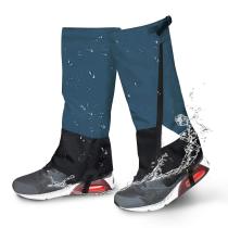 Leg Gaiters Waterproof Snow Boot Gaiters 900D Anti-Tear Adjustable Shoes Gaiters High Leg Cover for Men Women Outdoor Hiking Walking Hunting Skiing Snowshoeing Camping Climbing(Blue)
