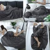 Weighted Blanket Premium 100% Natural Cotton & Glass Beads Heavy Blanket Fits Queen\King Bed