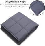 Weighted Blanket Premium 100% Natural Cotton & Glass Beads Heavy Blanket Fits Queen\King Bed