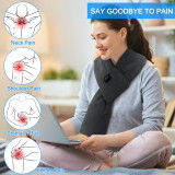 Copy Reliancer Neck Heating Pad w/5000mAh Power Bank,Far Infrared Cordless Heated Pad,Heating Scarf for Neck Pain Relief,Electric Heating Neck Wrap,Rechargable Heated Neck Brace,Winter Heating Neck Warmer