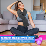 Copy Reliancer Neck Heating Pad w/5000mAh Power Bank,Far Infrared Cordless Heated Pad,Heating Scarf for Neck Pain Relief,Electric Heating Neck Wrap,Rechargable Heated Neck Brace,Winter Heating Neck Warmer