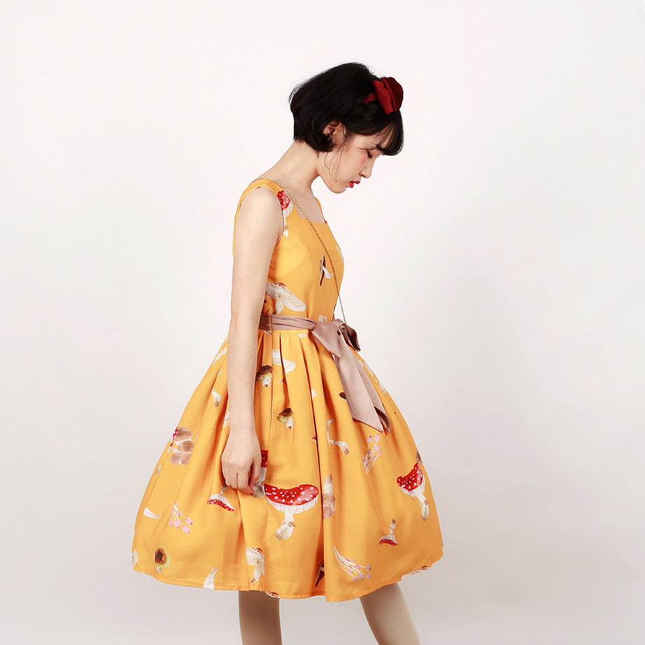 mushroom lolita dress