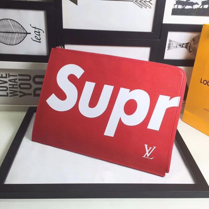 Louis Vuitton Supreme クラッチバッグ ポーチ 普通 最高 品質 2色