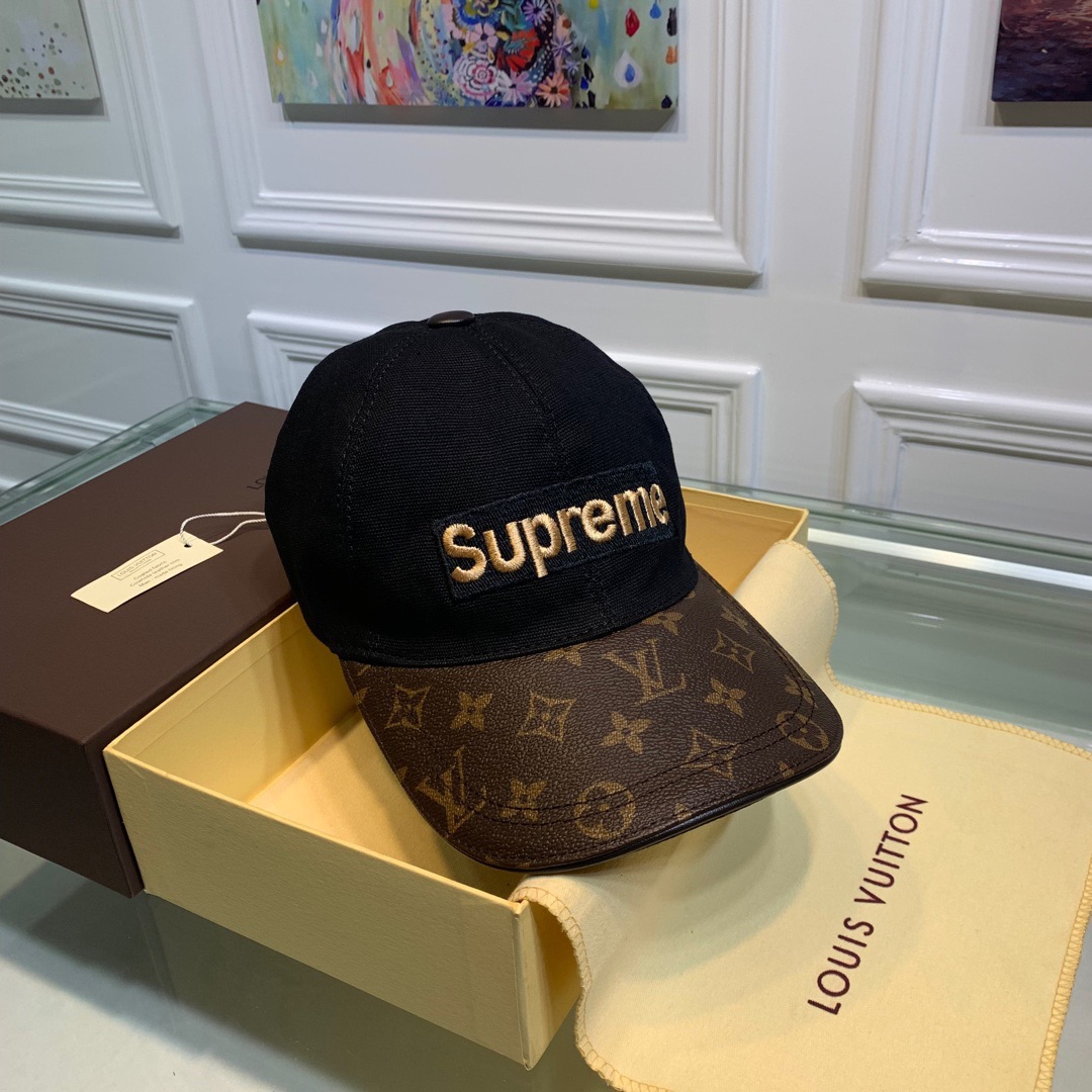 LOUIS VUITTON(ルイ·ヴィトン) x SUPREME(シュプリーム) キャップ 4色