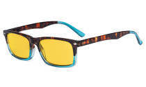 Late 90s Computer Screen Eyekepper Oversized Blue Light Blocking Glasses Cat Eye 