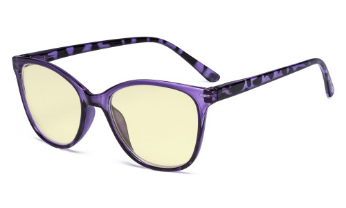 Eyekepper Oversized Blue Light Filter Glasses Cat Eye Design