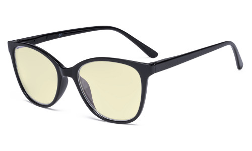Eyekepper Oversized Blue Light Filter Glasses Cat Eye Design