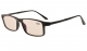 Retro Rectangle TR90 Frame Spring Hinges Computer Reading Glasses CGTR012