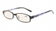 Computer Reading Glasses UV Protection Anti-glare Quality Spring Hinge with Floral Temples CG908