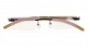 Small Lens Wood Temple UV Protection Rimless Computer Reading Glasses CG1633