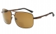 Bifocal Sunglasses Polarized UV Protection Pilot Style Frame Tinted Lens Sun Readers PGSG804-Bifocal