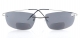 Bifocal Sunglasses UV400 Lightweight Memory Titanium Rimless Polarized Lens S1504-Polarized-Bifocal
