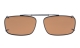 Metal frame Clip On Polarized Sunglasses 2 1/8 x1 5/16 inch (54×34MM) C61