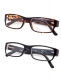 Reading Glasses 2-pack Classic Full Frame Design with Quality Spring-Hinges Temples R092-2pc-Mix