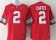 NCAA Ohio State Buckeyes #2 Cris Carter 2015 Playoff Rose Bowl Special Event Diamond Quest Red Jersey