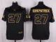 Mens Cincinnati Bengals #27 Kirkpatrick Pro Line Black Gold Collection Jersey
