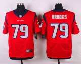 Nike Houston Texans #79 Brooks Red Elite Jersey