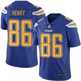 NFL San Diego Chargers #86 Hunter Henry Color Rush Limited Jersey