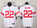 Nike New York Giants #22 Wilson White Elite Jersey