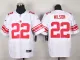 Nike New York Giants #22 Wilson White Elite Jersey