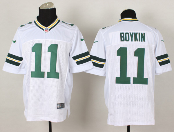 New Green Bay packers #11 Boykin White  Elite Jersey