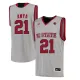 NCAA NC State Wolfpack #21 Anya College Basketball White Jersey