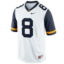 West Virginia Mountaineer Karl Joseph 8 White Jersey