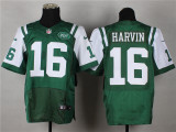 Nike New York jets #16 Harvin Green Elite Jersey