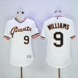 MLB San Francisco Giants #9 Williams White Pullover Jersey