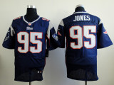 Nike New England Patriots #95 Chandler Jones Blue Elite Jersey