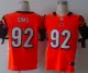 Nike Cincinnati Bengals #92 Sims Orange Elite Jersey