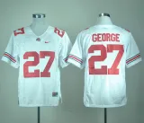 Nike Ohio State Buckeyes Eddie George 27 White College Football Jersey