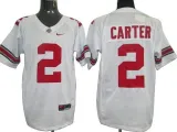 NCAA Ohio State #2 CARTER White jersey